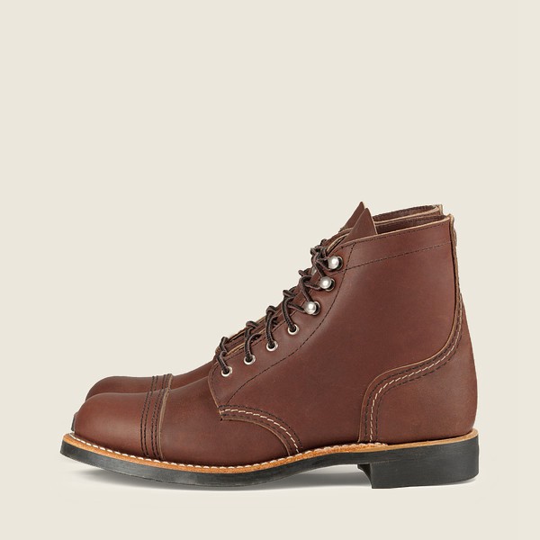 Botas Red Wing Heritage Mujer Marrom - Iron Ranger - Short Harness Cuero - 462-GWAVRS